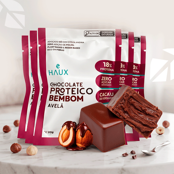 Chocolate Proteico Bembom | Avelã