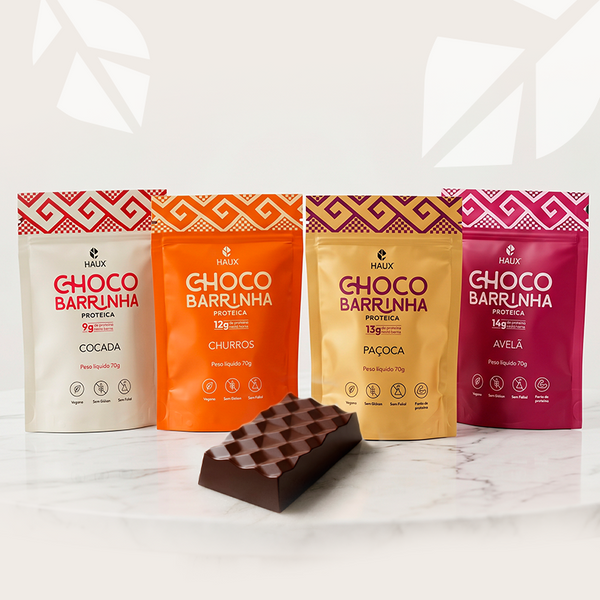 Kit Mix Chocobarrinhas | Chocolate Proteico 70g