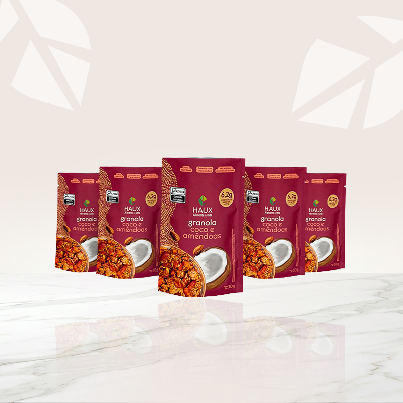Kit Granola Proteica Coco e Amêndoas 30g