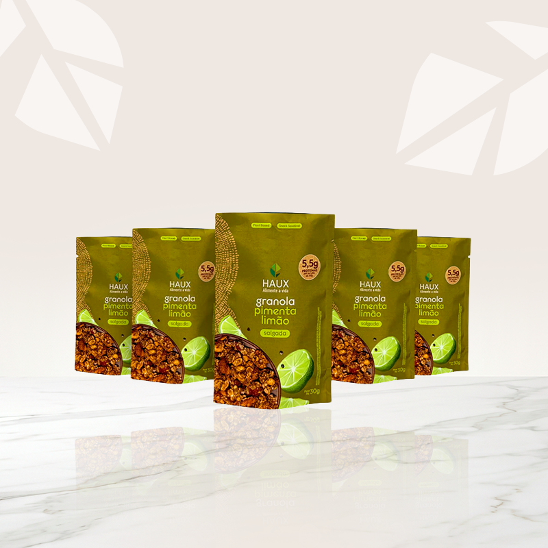 Kit Granola Proteica Pimenta Limão 30g