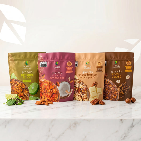 Kit Mix Granolas Proteicas e Funcionais 230g | 4 unidades